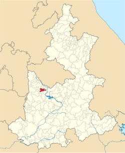 Mexico Puebla San Pedro Cholula location map